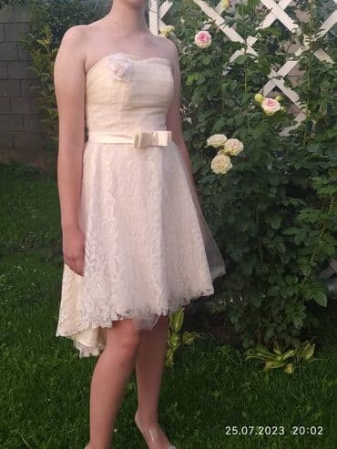 коктейльное платье большого размера: Платья б/у 44-46 размер (одевали один раз). Цена 1 000 сом — 1