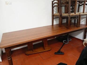 кофейный столик: Ашкана үчүн үстөл, Колдонулган, Тик бурчтуу, Бүктөлүүчү — 4