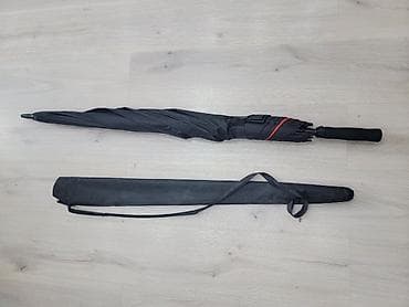 большой зонт: Зонт, Зонт-трость, Механический, Б/у, Унисекс — 4
