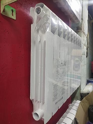 Үй жана бакча: Алюминиевый секционный радиатор отопления, 10 секций - Материал — 2