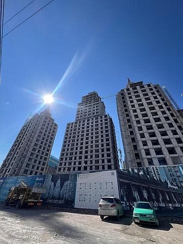 Недвижимость: 3 комнаты, 119 м², Элитка, Асанбай мкр Элитка, 7 этаж, ПСО (под самоотделку) — 10