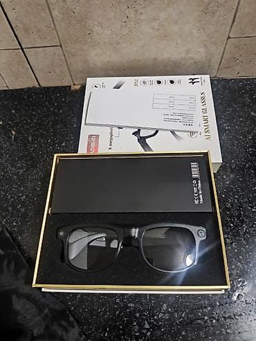 Аксессуары: AI SMART GLASSES AIMB-G1 Умные очки с камерой и голосовым — 2