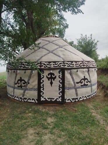 Продажа юрты, Каркас Деревянный, 85 баш, Диаметр: 6 метров