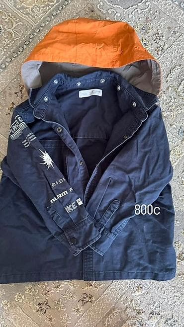 военный куртки: Детская одежда и верхняя одежда - Флисовая куртка H&M, тёплый — 8