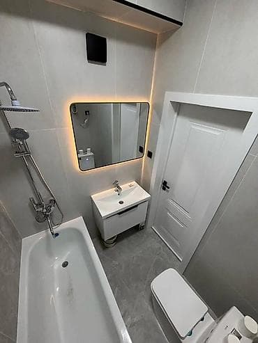 70 сом: 1 бөлмө, 42 м², Элитка, 12 кабат, Дизайнердик ремонт — 7