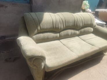 кызыл кыя диван: Диван и два кресла,светло-зелен.цвета.Цена-8000сом — 2