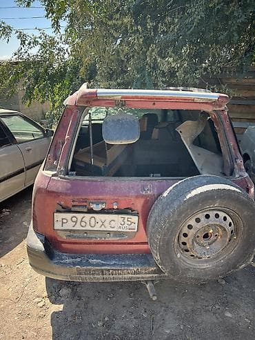 crv 2004: Honda CR‑V I поколение (правый руль), бордовый цвет, пятидверный — 1