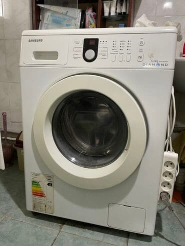 скупка нерабочих стиральных машин: Стиральная машина Samsung, Б/у, Автомат, До 6 кг, Полноразмерная — 1