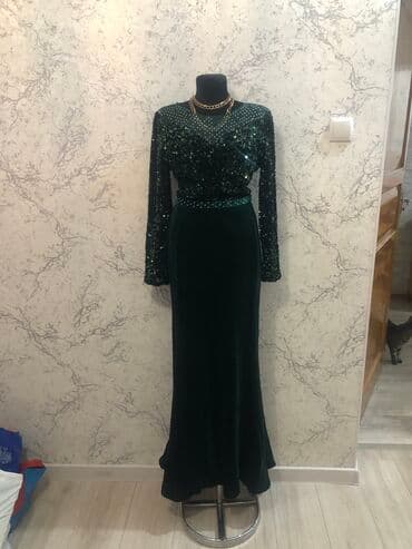 прокат карнавальных костюмов в бишкеке бишкек: Вечернее платье, Длинная модель, С рукавами, Стразы, XS, S, M — 20