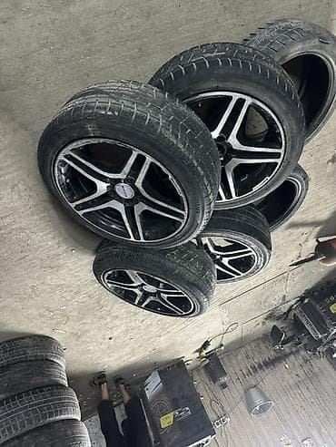 полики мерс: Колеса в сборе 235 / 45 / R 18, Зима, Б/у, Комплект, Литые, отверстий - 5 — 2