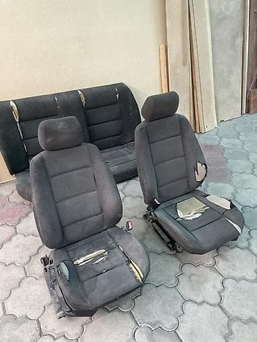 aion s plus: Комплект сидений, Велюр, BMW 1991 г., Б/у, Оригинал, Германия — 1