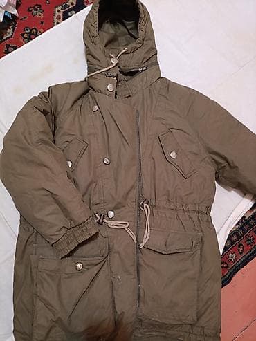 Зимняя парка цвета хаки с капюшоном Покупали в 80 -х Куртка аляска