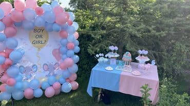 кыз узату пригласительные электронные: Продаю баннер ( без шаров и кронштейна ) и скатерть на гендер пати — 1