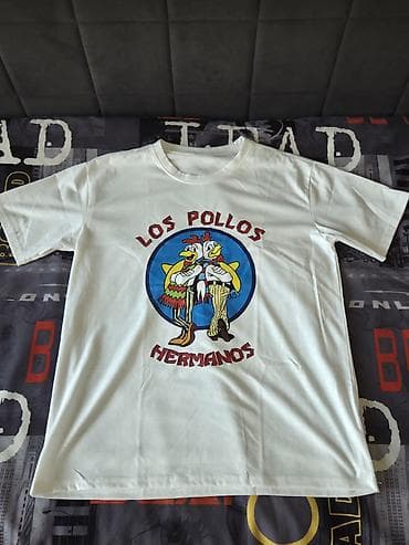 зимняя спецодежда: Футболка с принтом Los Pollos Hermanos, Из Breaking BadНу илм Во все — 1