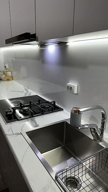 пластик для потолка: Кухонный гарнитур - Материал: ЛДСП,матовый. Фартук глянцевый, акрил — 3