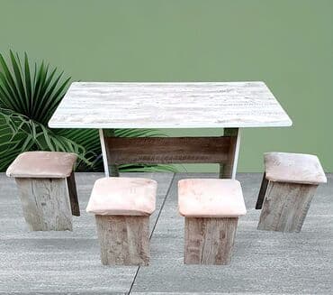 стол и четыре стула: Кухонный стол и стул, Новый, Самовывоз, Платная доставка — 2