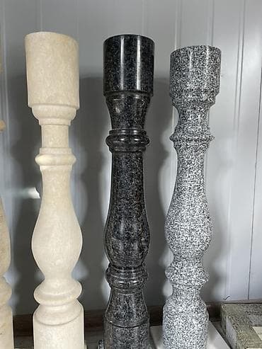 Готовые балясины: Готовая балясина, Материал: Камень, Для лестницы — 8