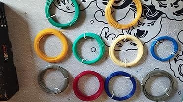 тридэ ручка: Набор пластиковых прутков 10 штук/филамента для 3D‑ручки (PLA/ABS — — 1