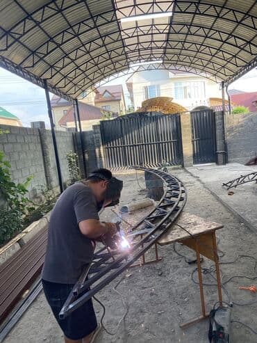 Кийимди тигүү жана оңдоп-түзөө: Делаем Навес навес сварка — 7