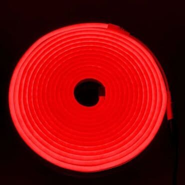 светодиодная лента с пультом: Неоновая светодиодная лента 5м 12V IP67 цвет красный Гибкий — 2