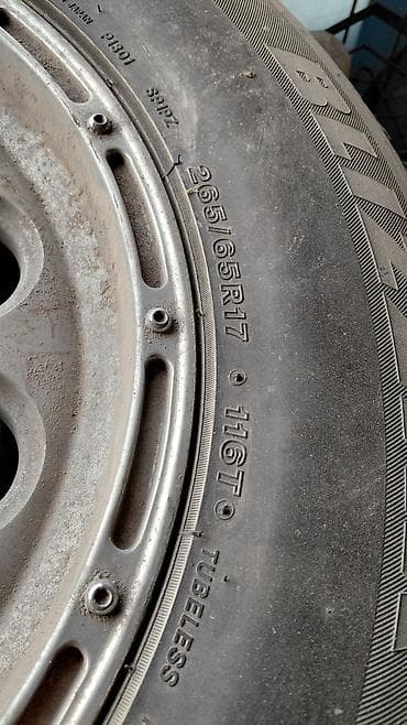 р14 r14: Колеса в сборе 265 / 65 / R 17, Зимняя шипованная, Комплект, Внедорожные (АТ/МТ), Литые — 4