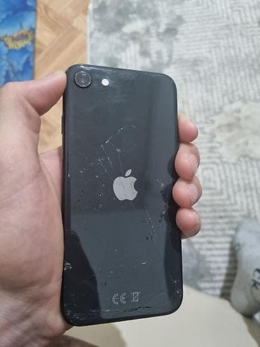 iphone 1e: IPhone SE 2020, Б/у, 64 ГБ, Черный, 75 % — 1