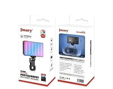 led линзы: RGB светодиодный видеосвет Jmary FM-150RGB Компактная RGB-панель для — 1
