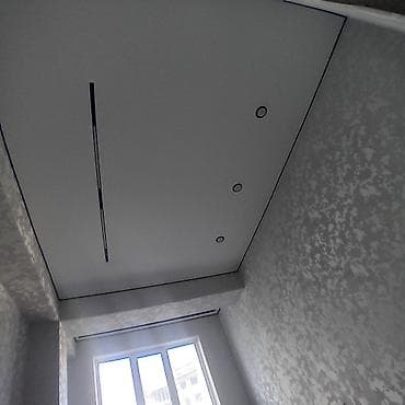 пластик потолок: Натяжной потолок Матовое Монтаж — 1