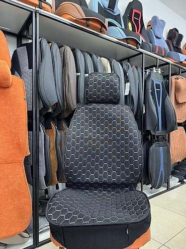 авто сидение: Чехлы Велюровые, цвет - Черный — 8