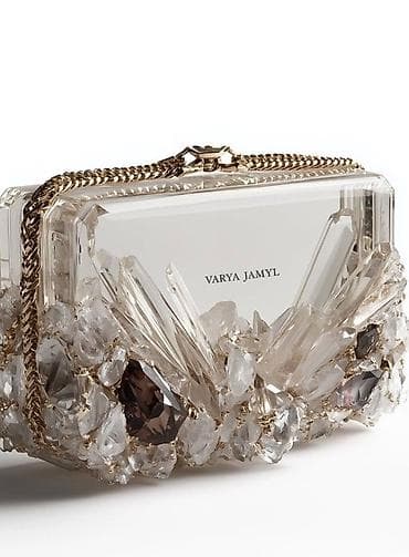 сумки и клатчи: Кристаллические вечерние аксессуары VARYA JAMYL / atelier MON MONDE - — 2