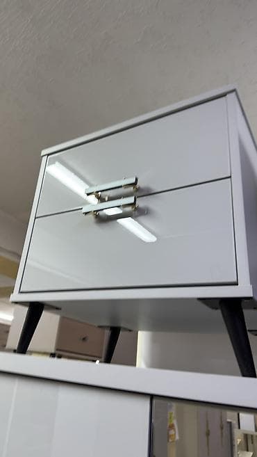 Эмерек гарнитурлары: Уктоочу бөлмө гарнитуру, Жаңы, Эки кишилик керебет, Шкаф, Комод, МДФ, Акысыз жеткирүү — 6