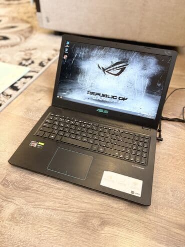 без видеокарты: Ноутбук, Asus, 8 ГБ ОЗУ, AMD Ryzen 5, 15.6 ", Б/у, Игровой, память SSD — 2