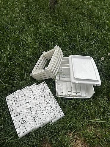 купить комод бу: Пластиковый модульный комод с ажурными фасадами - Цвет: белый - — 1