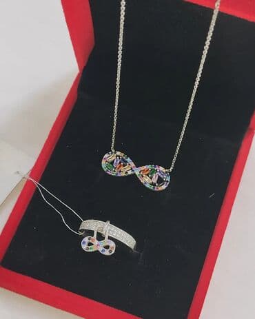 набор пандора: Набор Бесконечность Цена за Набор Серебро пробы 925 Камни фианиты — 1