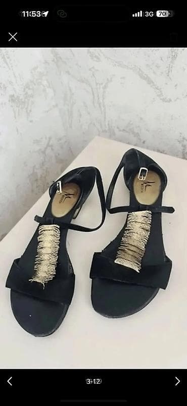 Босоножки, сандалии, шлепанцы: Обувь, б/у, брала в Дубаи и Италии, размеры 37-38, фото и видео могу — 3
