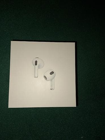 earpods купить оригинал: Вкладыши, Apple, Новый, Беспроводные (Bluetooth), Классические — 1