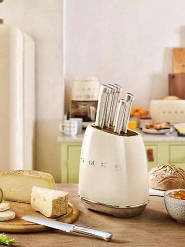 Бычактар: Моби Центр / Mobi Center Набор ножей SMEG с подставкой - — 4