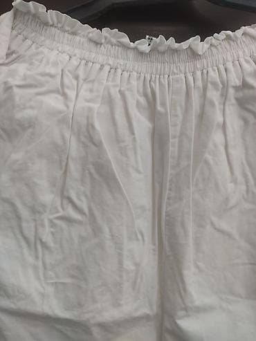 Жеке буюмдар: Белая женская рубашка оверсайз - Бренд: XL+ Fashion (на ярлыке — 6