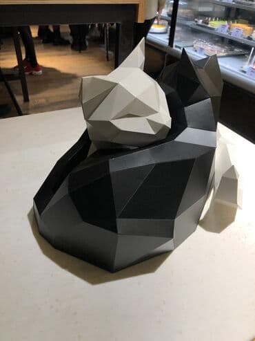 3d сетка: Полигональные 3D фигурки из бумаги на заказ и в наличии любые — 2