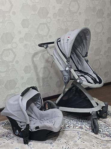 Детская коляска-трансформер с автокреслом-переноской (travel system) — 1