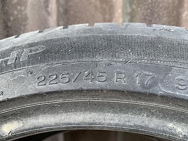 Шины 225 / 45 / R 17, Лето, Б/у, Пара, Легковые, Италия, Michelin — 5