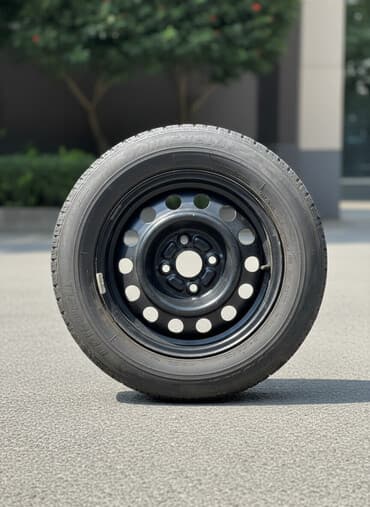 купить диски штампованные: Колеса в сборе 175 / 70 / R 14, Зима, Б/у, Запаска, Легковые, Железные, отверстий - 4 — 1