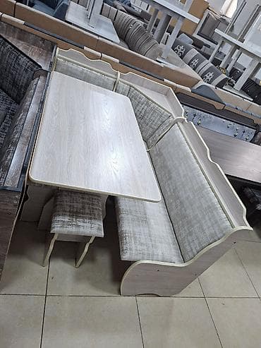 small table: Кухонный стол и стул, Новый, Бесплатная доставка, цвет - Бежевый — 1
