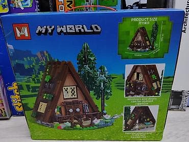 launch pad9: Конструктор «MY WORLD» — домик-шалаш в стиле пиксельного мира — 1
