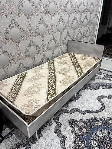 Эмерек: Односпальная кровать с прямой спинкой и ортопедическим основанием. - — 4