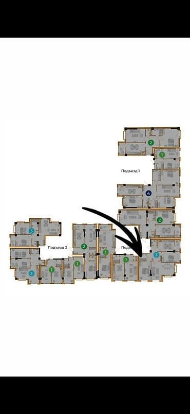 3 комнаты, 102 м², Элитка, Готовая ПСО (под самоотделку)