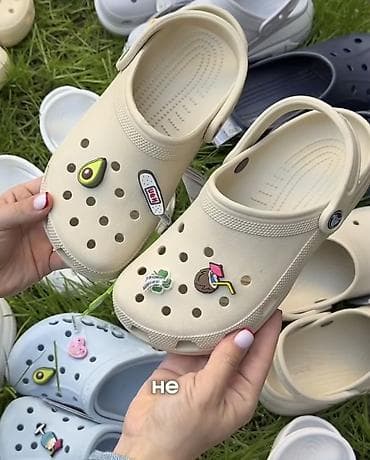 Женская обувь: Сабо, 40, Crocs, Новый, цвет - Бежевый, Самовывоз, Платная доставка — 4