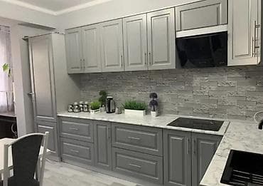 Кухонный гарнитур, цвет - Серый