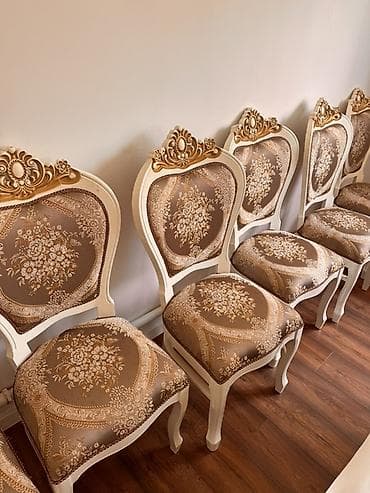 утюк стол: Стул для зала, Дерево — 4