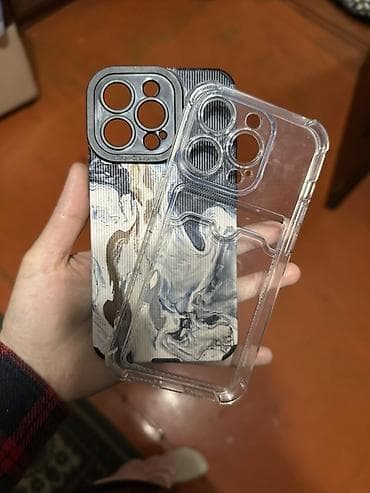 Продаются чехлы на айфон: Прозрачный на 14 про не желтый (новый) С
